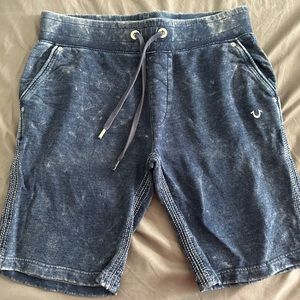 Mens true religion sweat shorts
